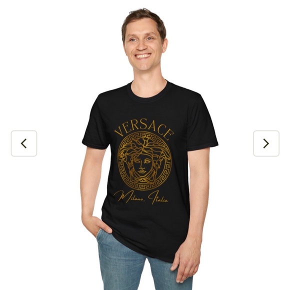 Versace "Medusa Logo" #001 times Designer T-Shirt. 4 colors. - Picture 3 of 6